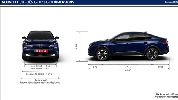 Citroën C4 X (2025) - 100% electric - Automatic gearbox